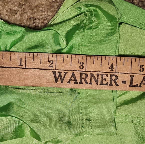 Vintage Skyr Neon Green Athletic Shorts  Size Large  Braided Drawstring *Rare* - Picture 5 of 10